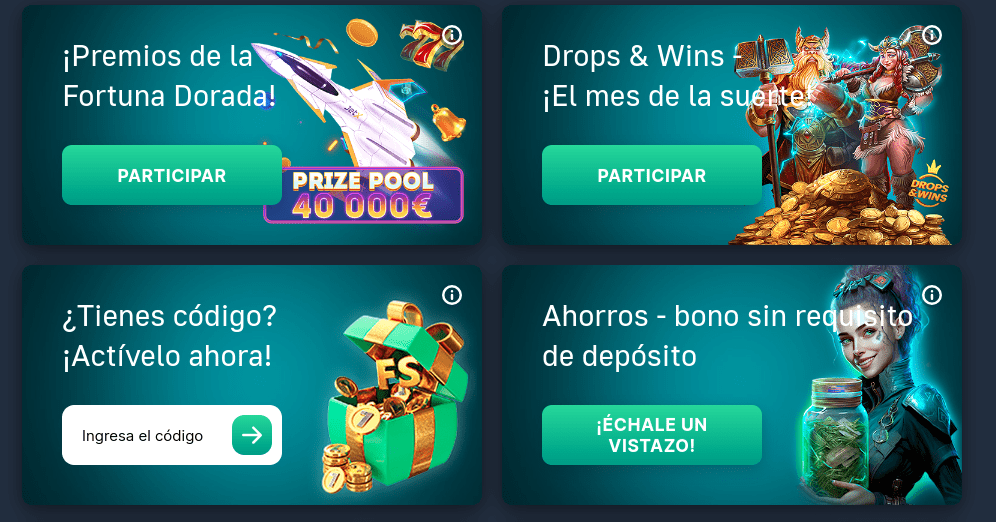 Bonos en Casino 7Slots