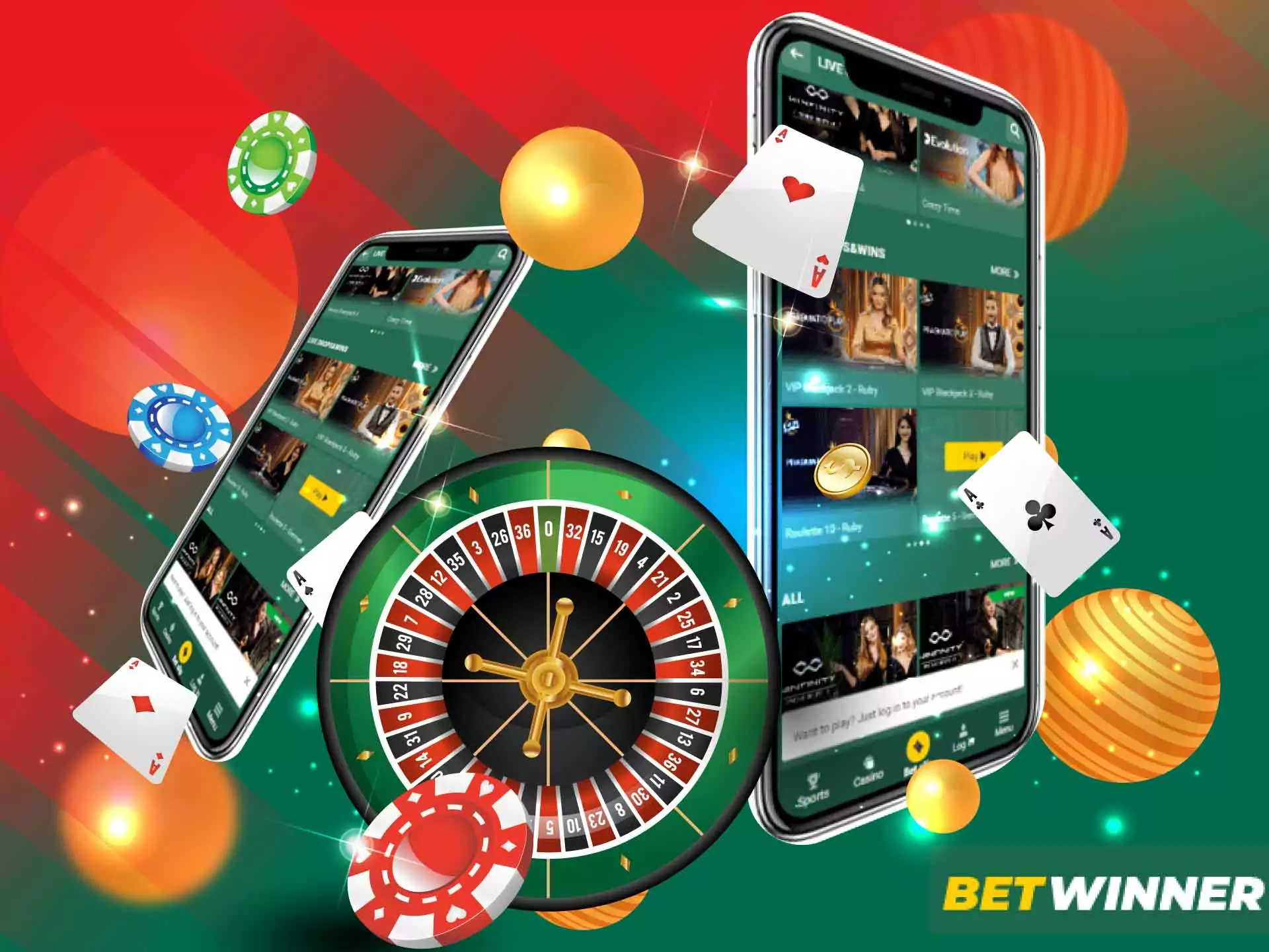 Aplicación móvil de Betwinner casino