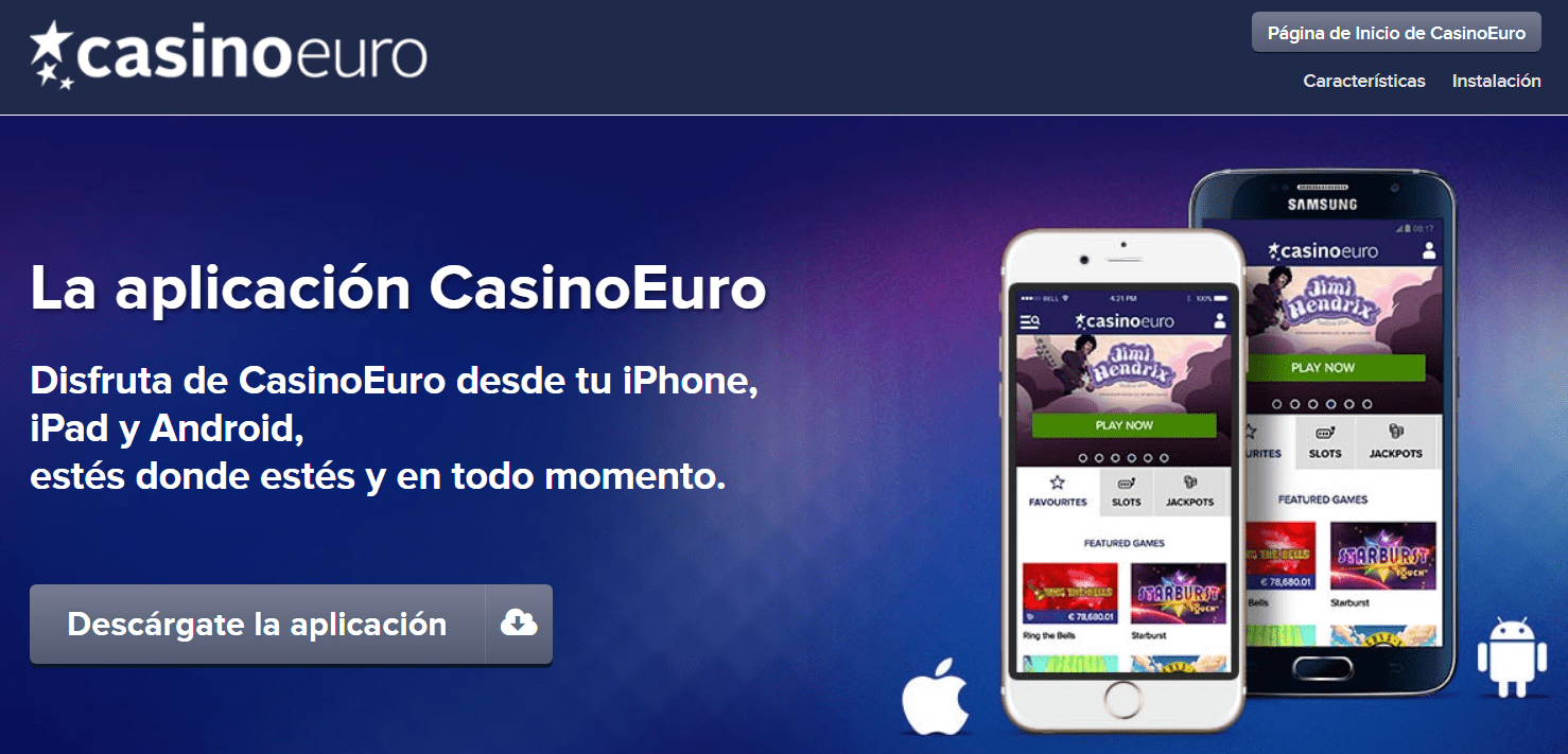 App movil en CasinoEuro