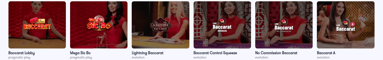 Baccarat en Space Casino