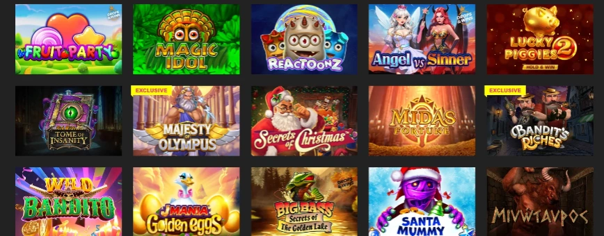 Juegos de Booi Casino