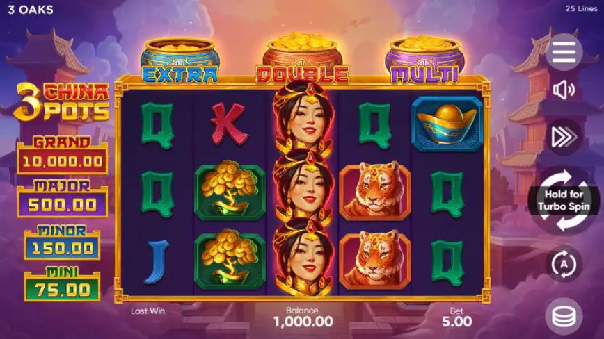 3 China Pots Demo
