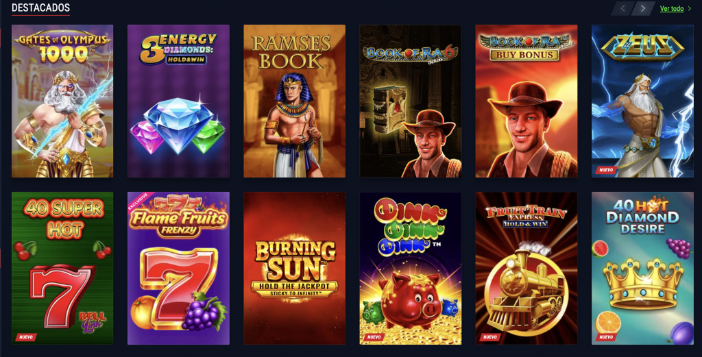 Juegos en Casinado