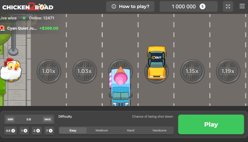 Juego Chicken Road 2