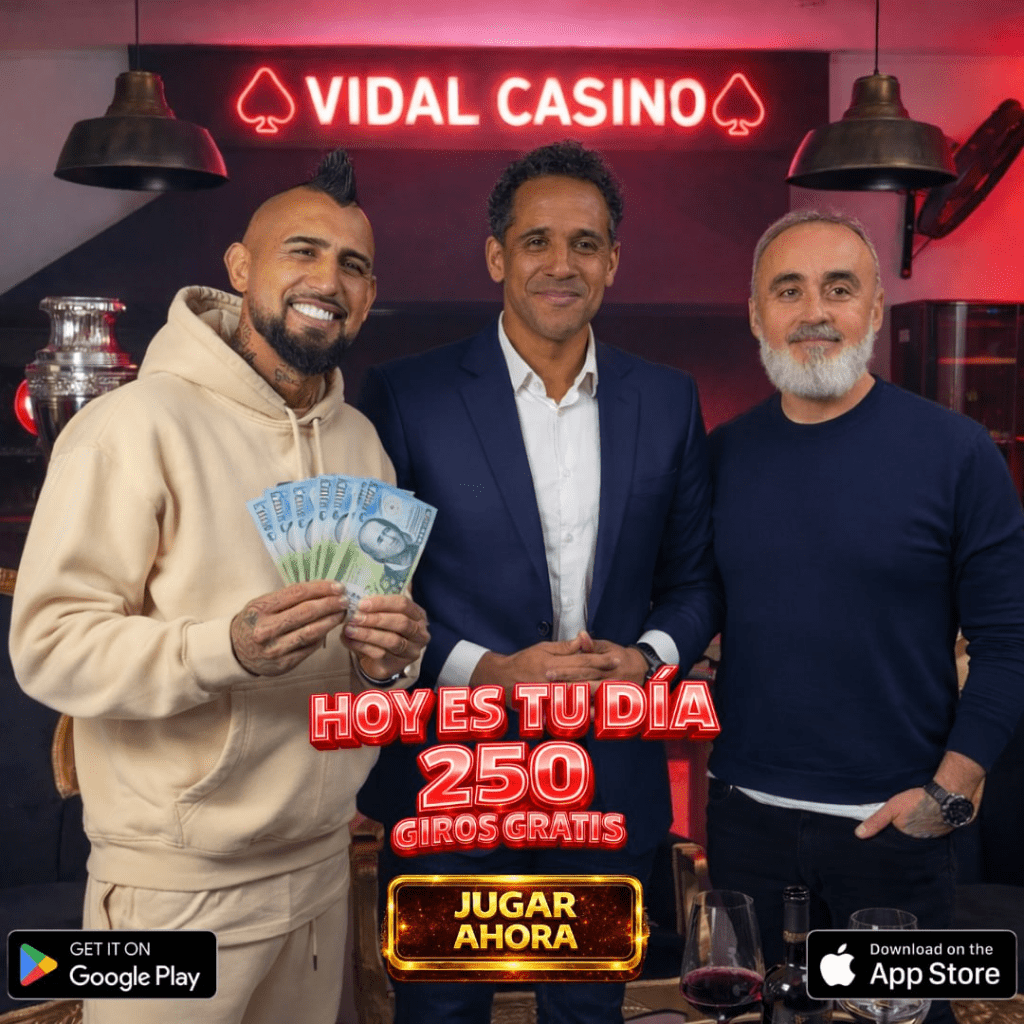 Anuncio de la estafa 'Vidal Casino' y 'Juega con el King' de Arturo Vidal.